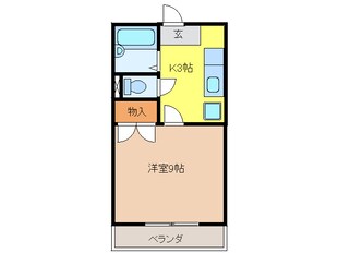 コーポドリームの物件間取画像